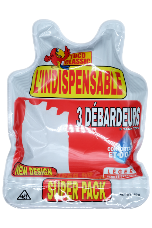 Pack 3 débardeurs blancs